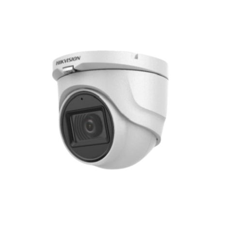 Camera HDTVI DS-2CE76D0T-ITMFS bán cầu cố định 2MP tích hợp mic vỏ sắt 