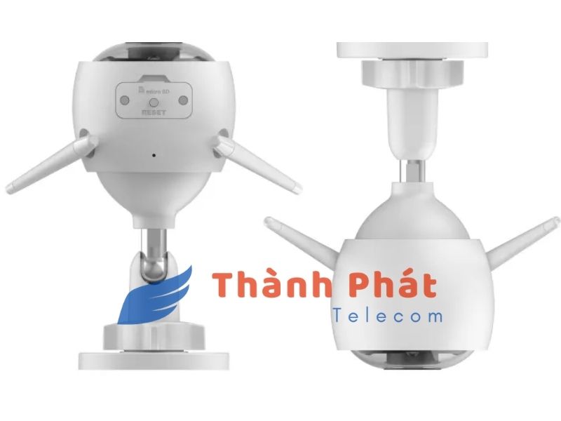 Ezviz C3N vỏ sắt giúp tản nhiệt tốt hơn Ezviz C3N vỏ sắt giúp tản nhiệt tốt hơn